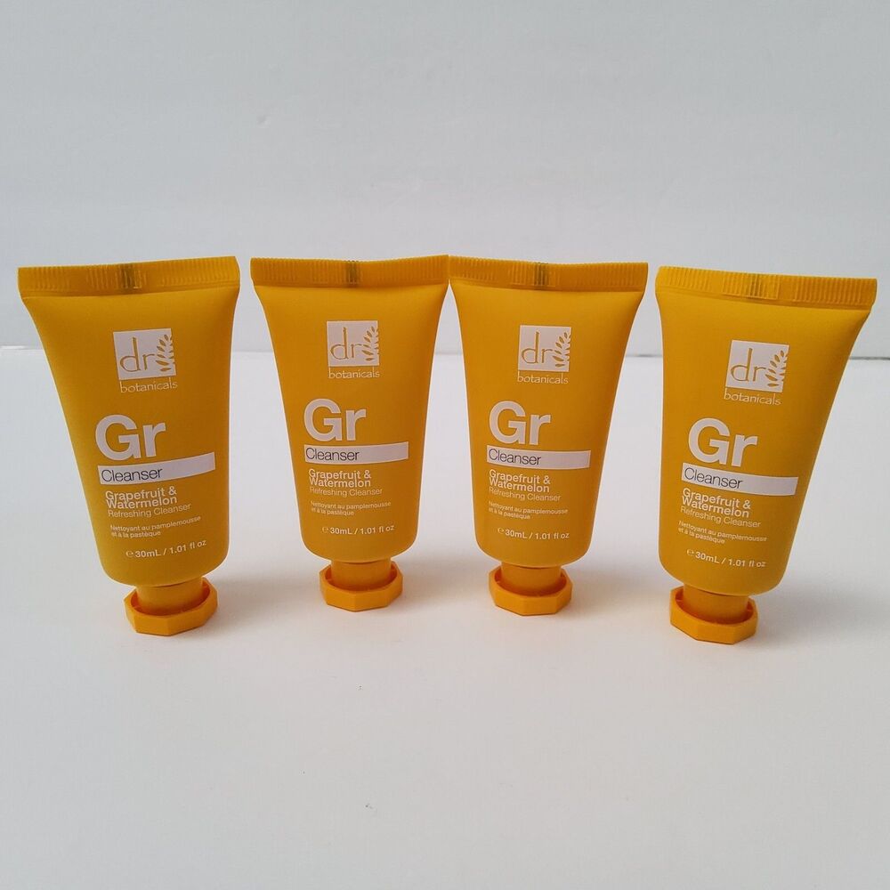 4x - Dr. Botanicals Grapefruit & Watermelon GR Refreshing Cleanser 1.01 fl. oz